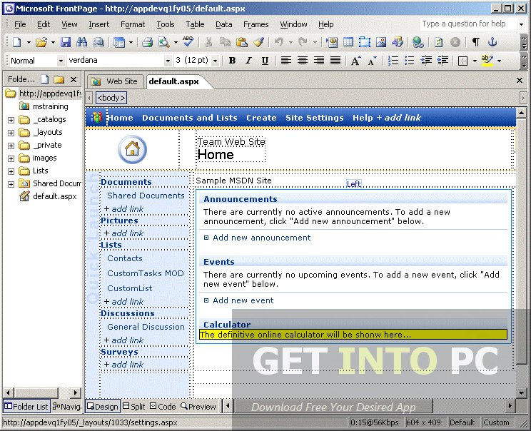 Microsoft office frontpage latest version free download